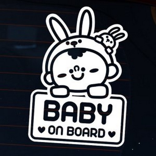 뭉키월드  토토 Baby On Board 스티커 LSC-957