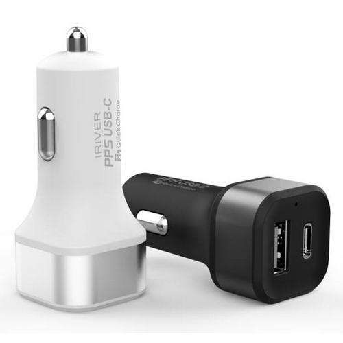 아이리버  48W 2포트 초고속 차량용 충전기 IHA-CPD48W