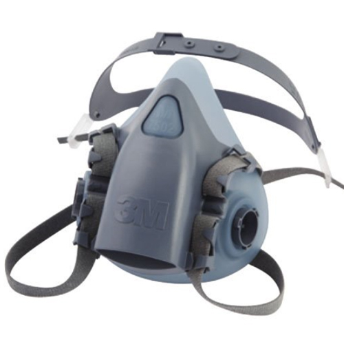 3M  반면형 양구형 방독마스크 7501