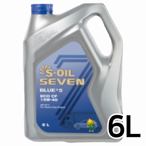 에스오일  세븐 블루 #5 에코 CF 15W40 6L