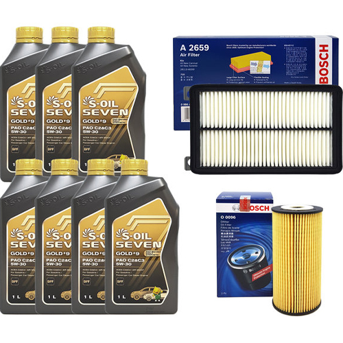 에스오일  세븐골드 PAO 5W30 + 보쉬필터 올뉴쏘렌토 디젤