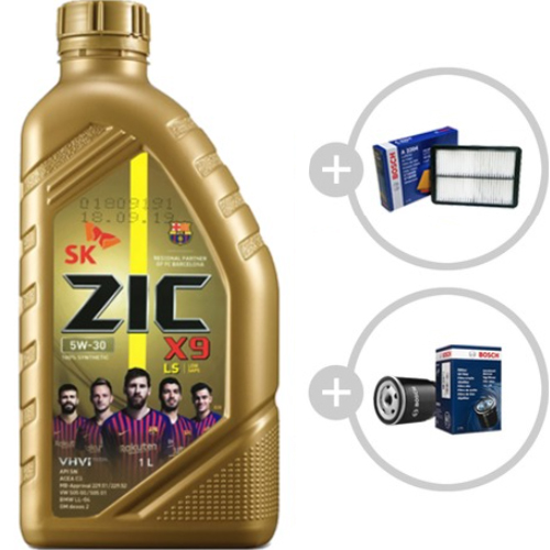 SK엔무브 지크 X9 LS 5W30 + 보쉬필터 올뉴투싼 2.0 디젤