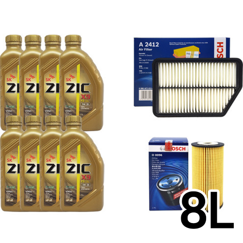 SK엔무브 지크 X9 FS 5W30 + 보쉬필터 스포티지R 2.0 디젤