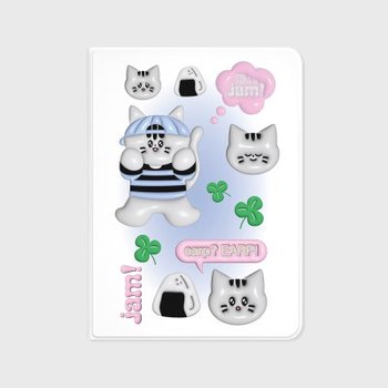 어프어프  iPad mini 6세대 MY NAME IS JAM-WHITE 케이스