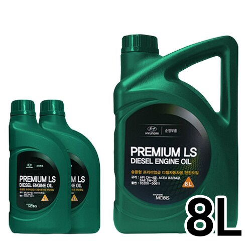 현대모비스  프리미엄 LS 디젤 5W30 8L