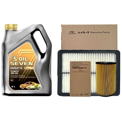 에쓰오일  세븐 골드 #9 C2&C3 5W30 6L + 순정필터 현대 투싼NX4 2.0 디젤