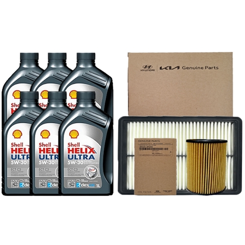 쉘  힐릭스 울트라 ECT C3 5W30 6L + 순정필터 기아 스포티지 NQ5 2.0 디젤