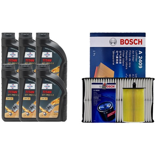 훅스  타이탄 GT1 프로 C3 5W30 6L + 보쉬필터 현대 그랜저HG 3.0 가솔린