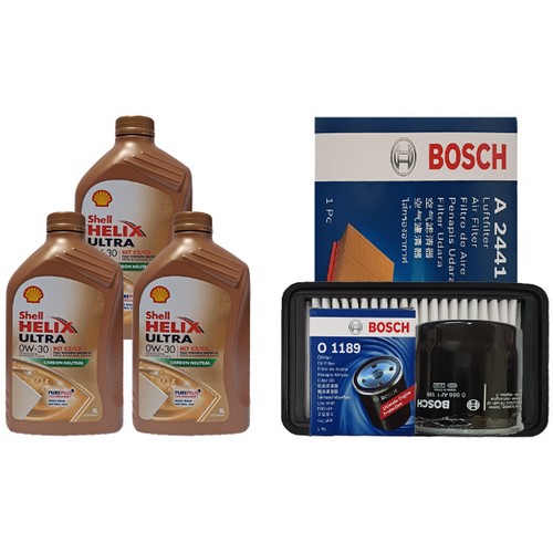 쉘  힐릭스 울트라 ECT C2/C3 0W30 3L + 보쉬필터 기아 올뉴모닝 TA 가솔린