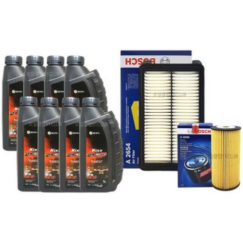 GS칼텍스 KIXX 레이싱 0W30 8L + 보쉬필터 기아 올뉴 스포티지 QL 2.0 디젤