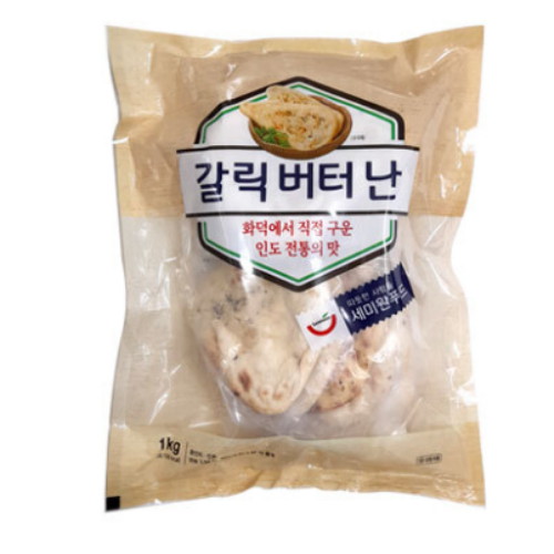 세미원푸드  갈릭 버터 난 20개입 1kg