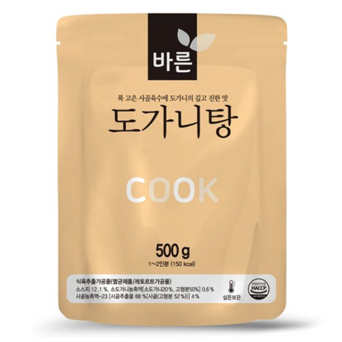 진한식품 바른 도가니탕 500g [4개] - 에누리 가격비교