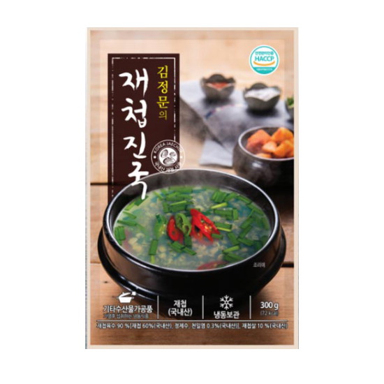 김정문의섬진강재첩  김정문의 재첩진국 300g