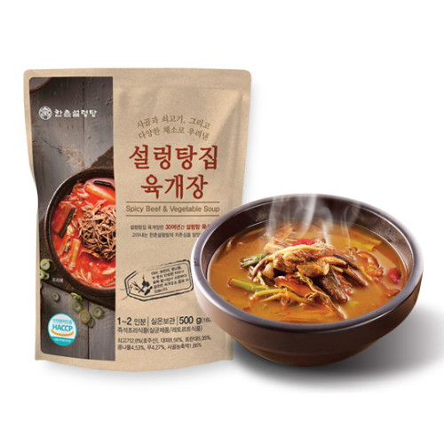 이연에프엔씨 한촌설렁탕 설렁탕집 육개장 500g [6개] - 에누리 가격비교