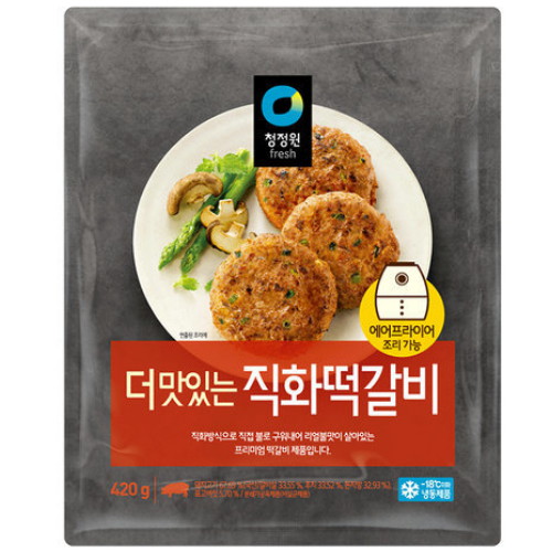 대상 청정원 더 맛있는 직화떡갈비 420g