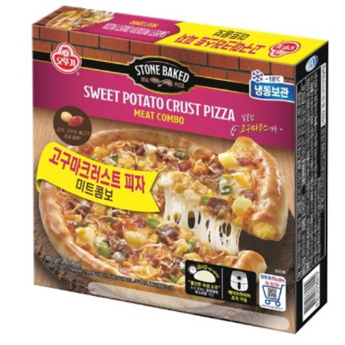 오뚜기  고구마크러스트 피자 미트콤보 497g