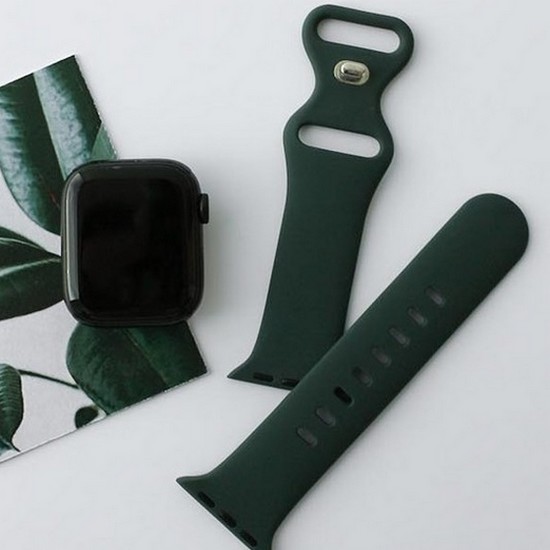 힐링쉴드 애플워치 스트랩 실리콘 SL 시리즈 (올리브 그린)