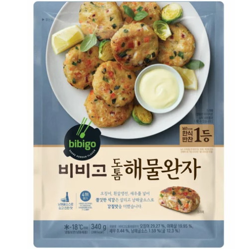 CJ제일제당 비비고 도톰 해물완자 340g