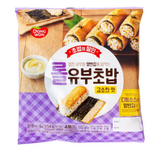 동원F&B  롤유부초밥 고소한맛 254g