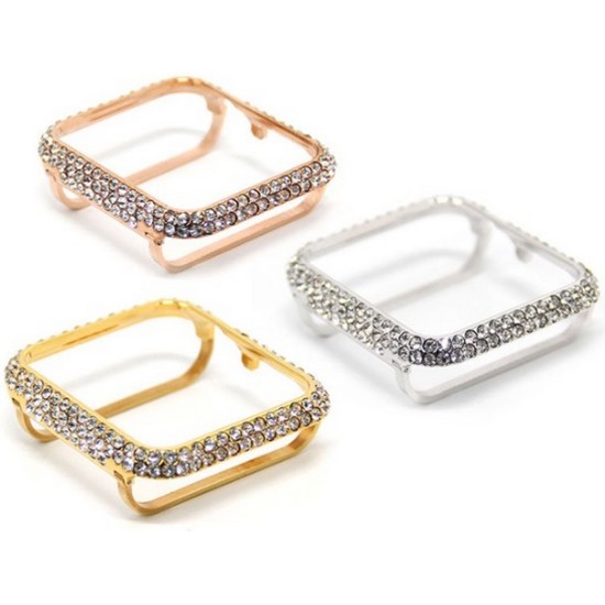 포유 애플워치 큐빅 베젤링 하드케이스