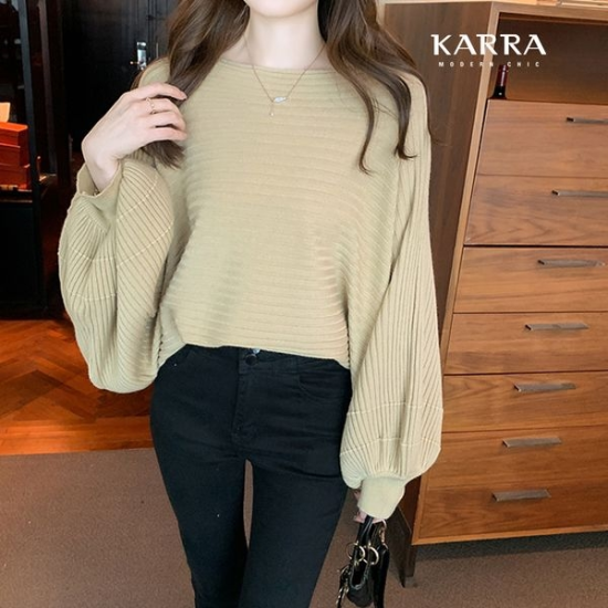 KARRA 골지돌먼보트넥니트 KB3SKN026C