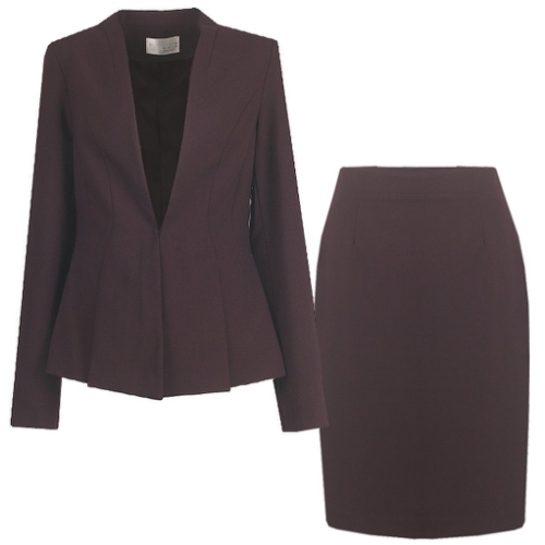 비비드 시크릿가너 라운드자켓+스커트 정장 세트