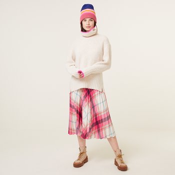 오일릴리 패턴 스커트 OWBFASK007