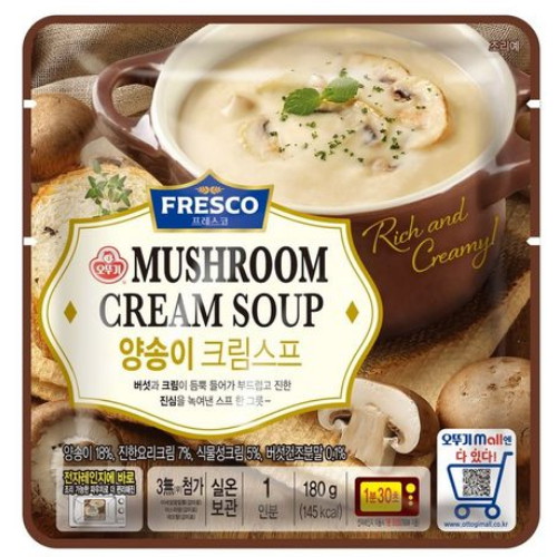 오뚜기 프레스코 양송이 크림스프 180g [3개] - 에누리 가격비교