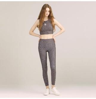 써스데이아일랜드 여성 플라워 패턴 바지 요가복 T224MPT240W