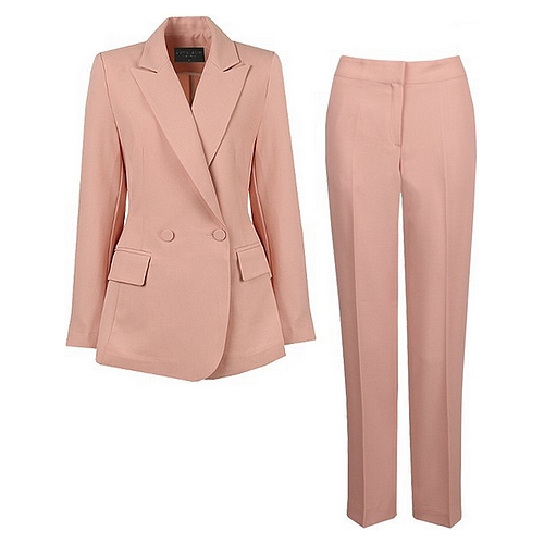 비비드 시크릿가너 여성 모던여름정장 자켓+팬츠 세트