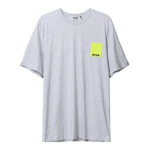 MSGM 로고 반팔 티셔츠 2840MM233 207096 94