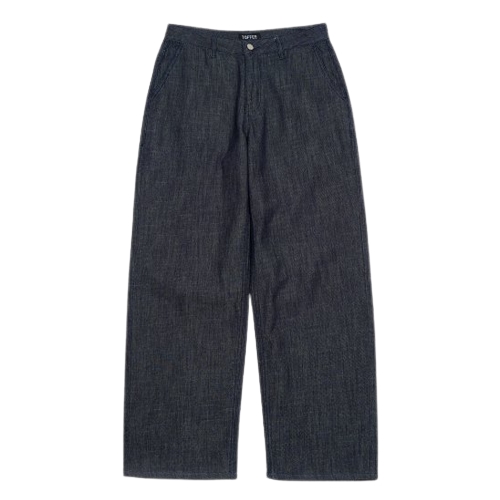 토피 내츄럴 린넨 데님 와이드 팬츠