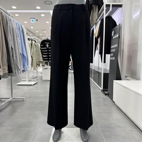 애드혹 TR 원턱 와이드 팬츠 HZ7LP80