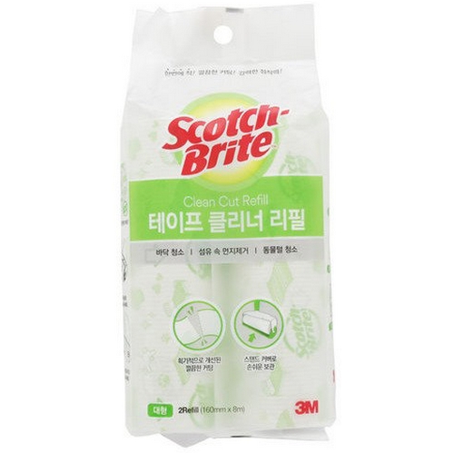 3M 스카치브라이트 대형 테이프클리너 리필 2롤