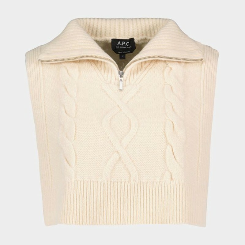 아페쎄 롤라 울 니트 조끼 WVBBR M15185 AAD