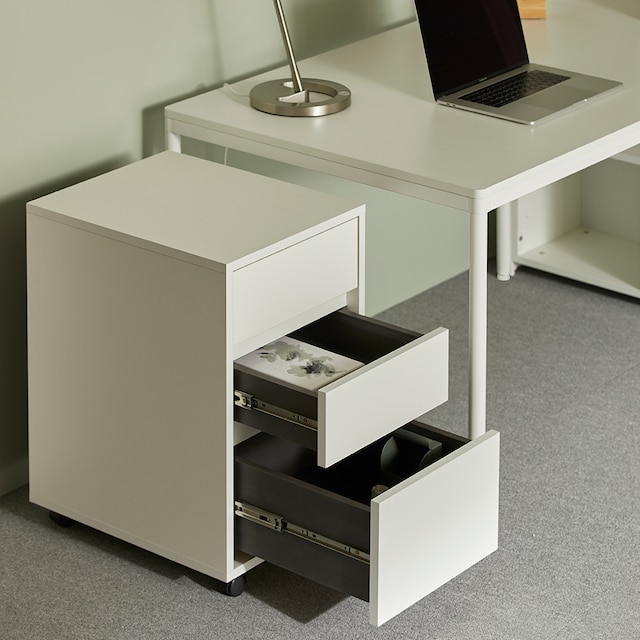 마리카디자인 사무용 이동식 3단 책상 서랍장 400