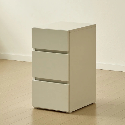 장인가구 퓨어 3단 보조 서랍장 320