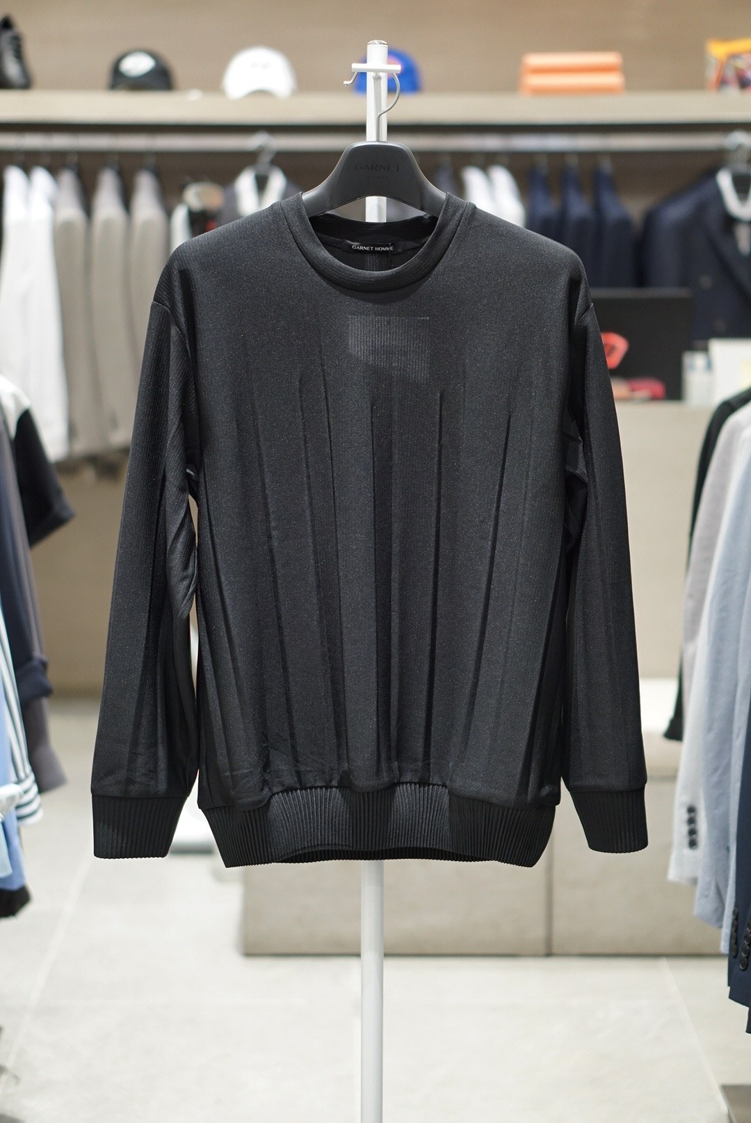 가넷옴므 플리츠 맨투맨 티셔츠 GBS33250