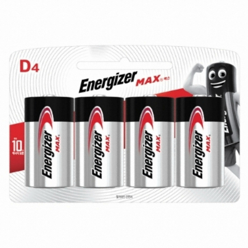 에너자이저  맥스 알카라인 D