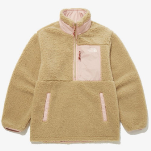 노스페이스  플레이 그린 리버서블 플리스 아노락 NJ4FP56C