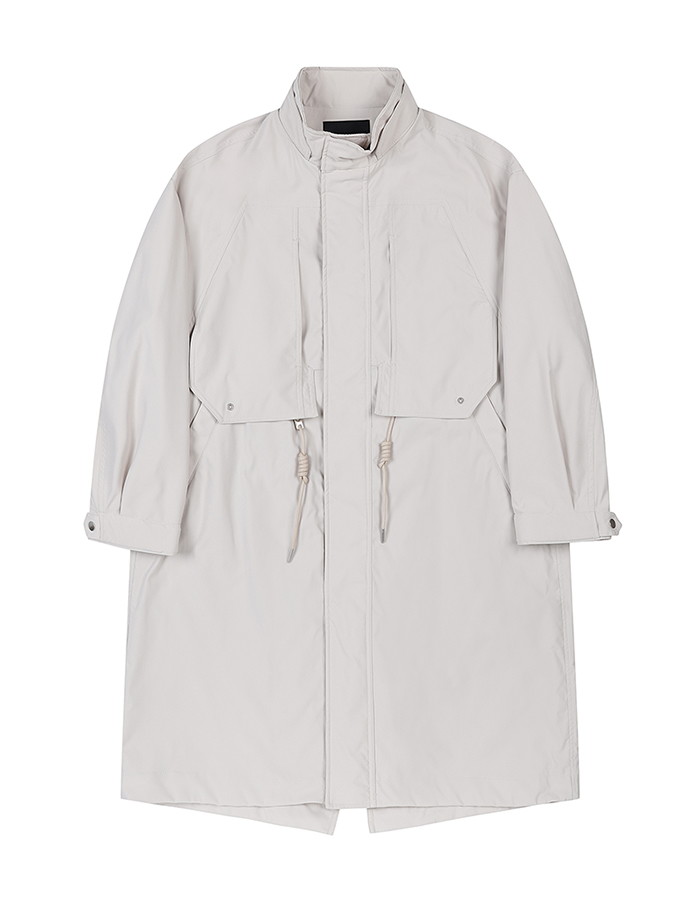 가넷옴므 베이지 피쉬테일 롱 점퍼 GBS22203 463694