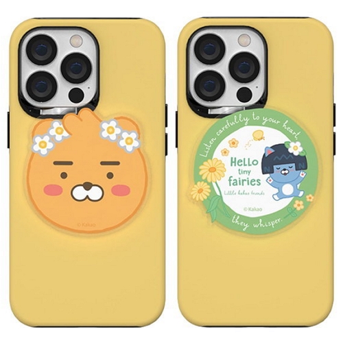 베락스  갤럭시노트20 카카오리틀프렌즈 헬로우 타이니 페어리즈 스마트톡 하드 케이스