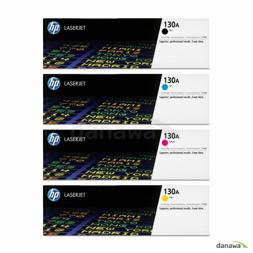 HP 정품 130A (CF350A, CF351A, CF352A, CF353A) 4색 세트