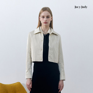 쥬시쥬디 J글로시페이크레더크롭자켓 JXJK621B