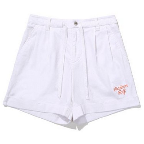 말본골프  스트랩 숏팬츠 M3322PHP51WHT
