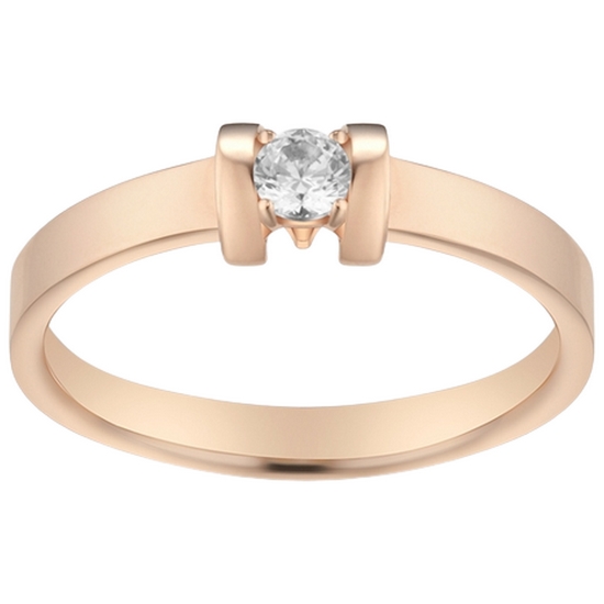 메트로시티  디아만테 14K 로즈 링 A233DR3374R4A