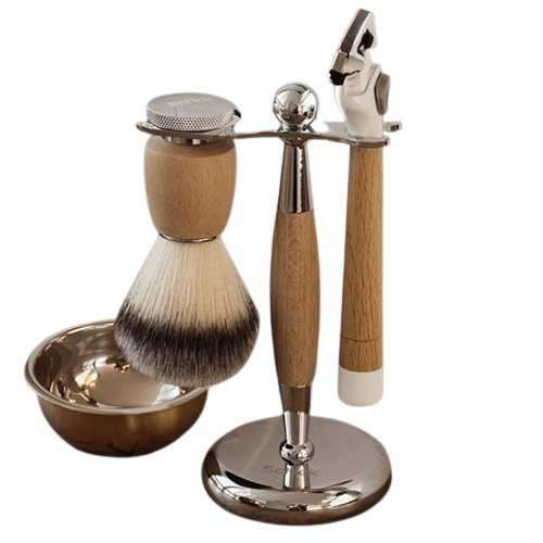 쉬크  하이드로5 내츄럴 맨즈 그루밍 바버샵 면도기 세트