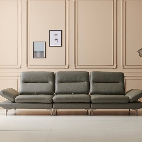 BIF보루네오 디에르 모건 스윙기능 천연통가죽 소파 4인용