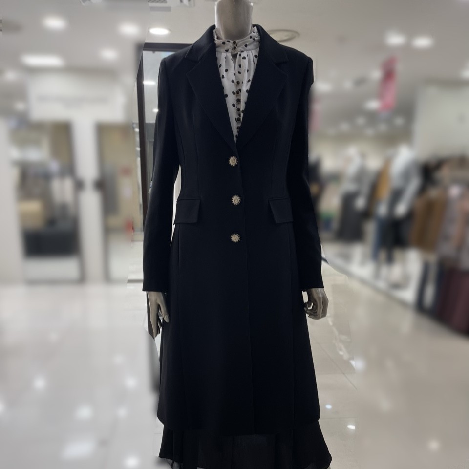 미니멈 HY 금장 쓰리버튼 롱 자켓 MWCAWJ7230