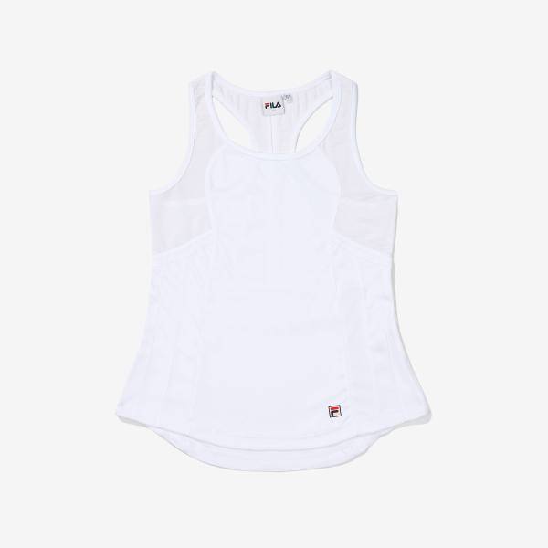 휠라 글로벌 플리츠 탱크탑 FS2ITF2395F_WHI